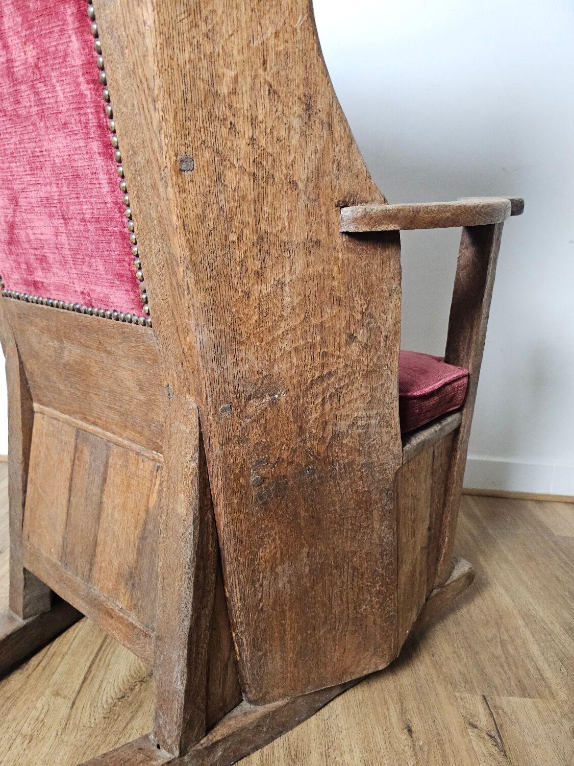 Brutalist Rocking Chair, 19th Century