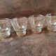 Set of 4 crystal digestive glasses