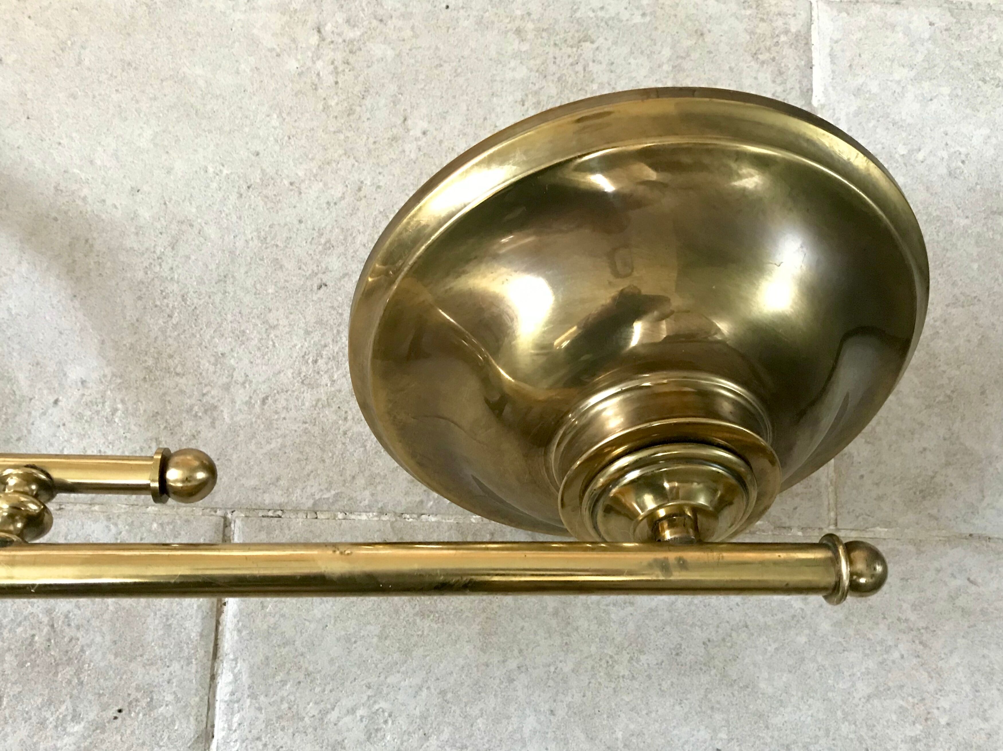Vintage brass plafon