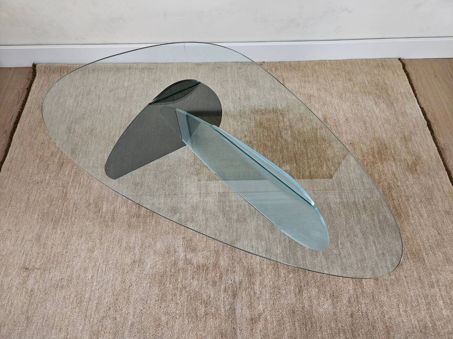 Table basse en verre