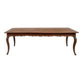 Grande table de ferme en merisier massif des années 1900