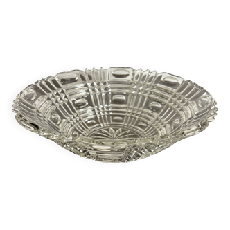 Vintage pressed glass fruit bowl