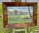 Antique mirror with elm burl molding, heavily demercurized, in its current condition