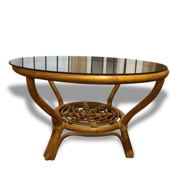 Rattan table