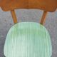 Set of 4 formica and wood chairs
