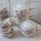 Service à café KG Lunéville composé d'une cafetière 6 tasses et un sucrier années 30-40