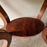 Worker's table - In mahogany and mahogany veneer - Charles X or Restoration period - circa 1830