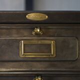 Pair of STRAFOR French cabinets with flaps, circa 1920s