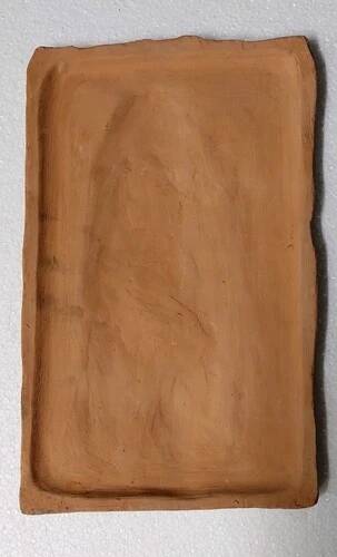 Painted and Glazed Terracotta Relief - Unique Work by Roberto Pucci - 1950s