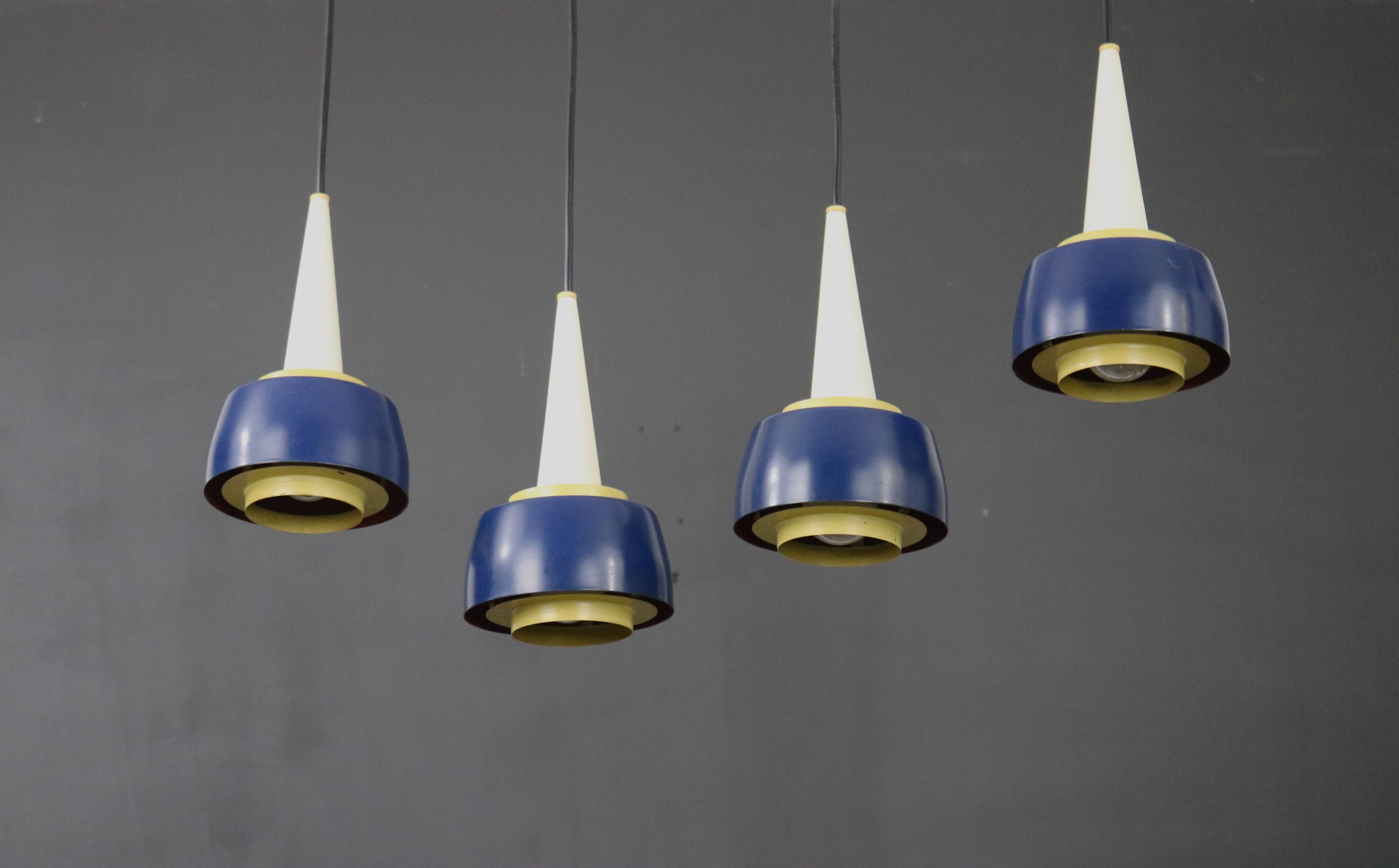 Very rare chandelier by Danish Voss Belysning  - Denmark 1950s