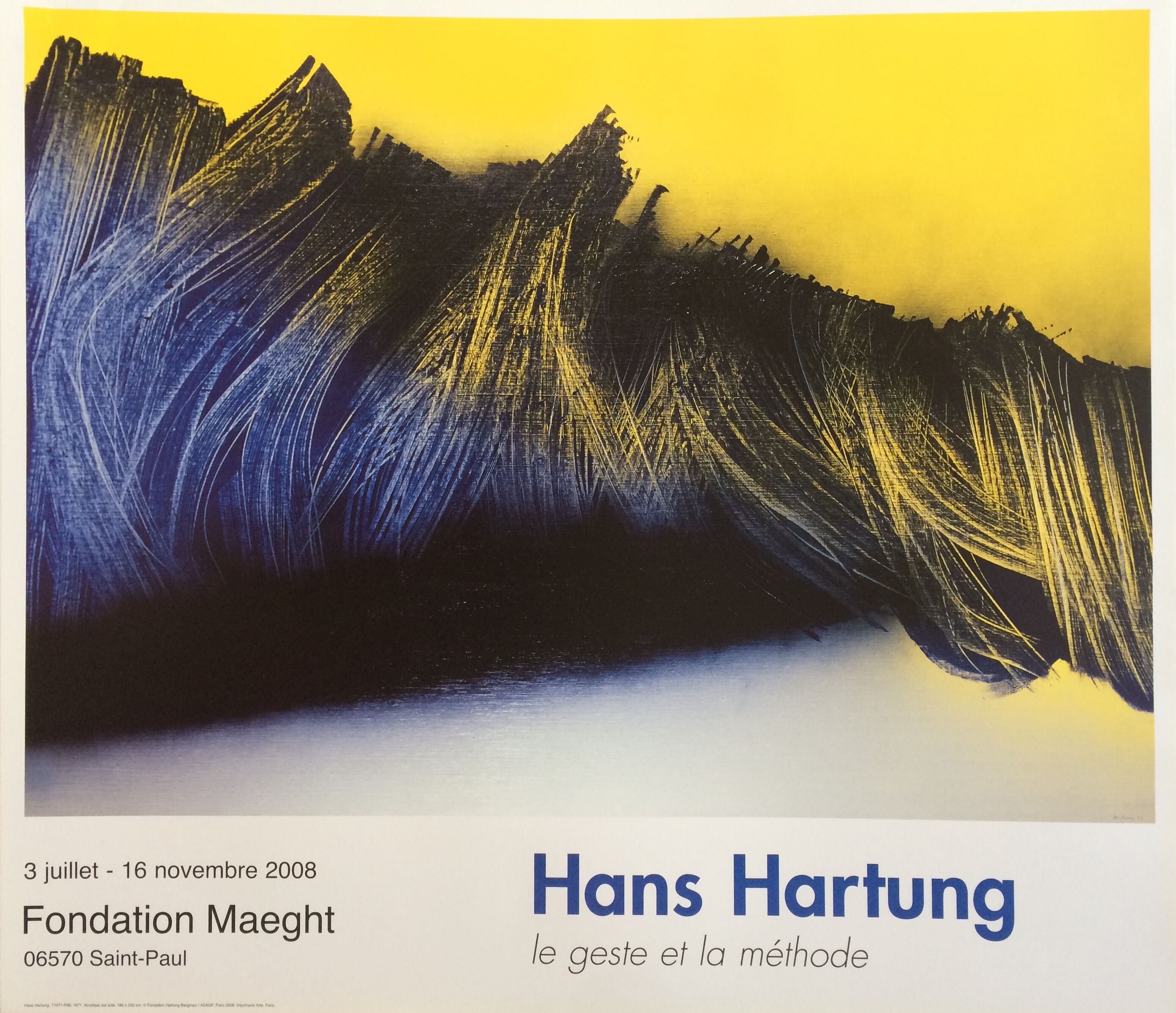 Four-color exhibition poster