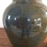 Vintage vase in enamelled ceramic