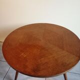 Scandinavian pedestal table 60's