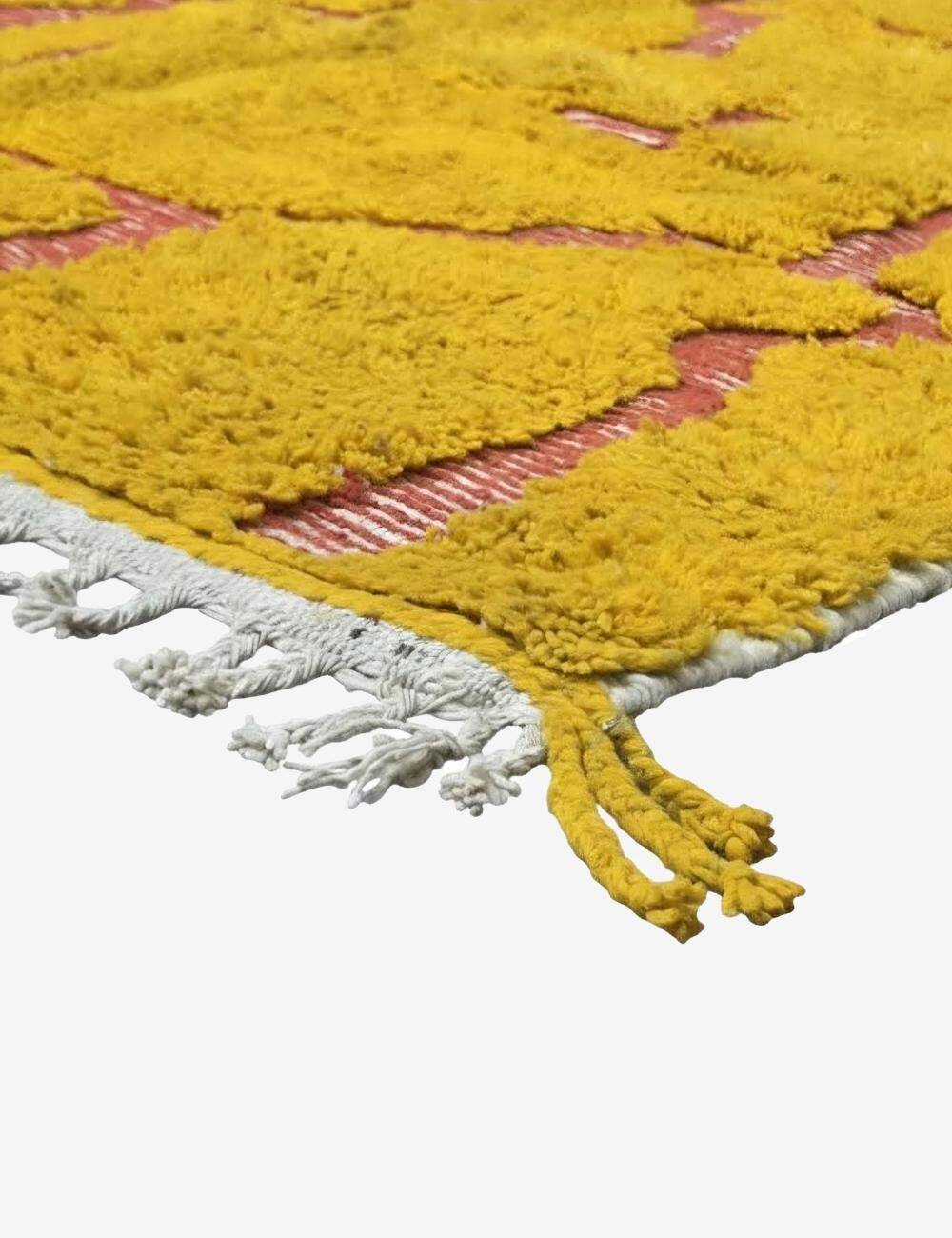 Berber Carpet Mustard - 273 x 190 cm
