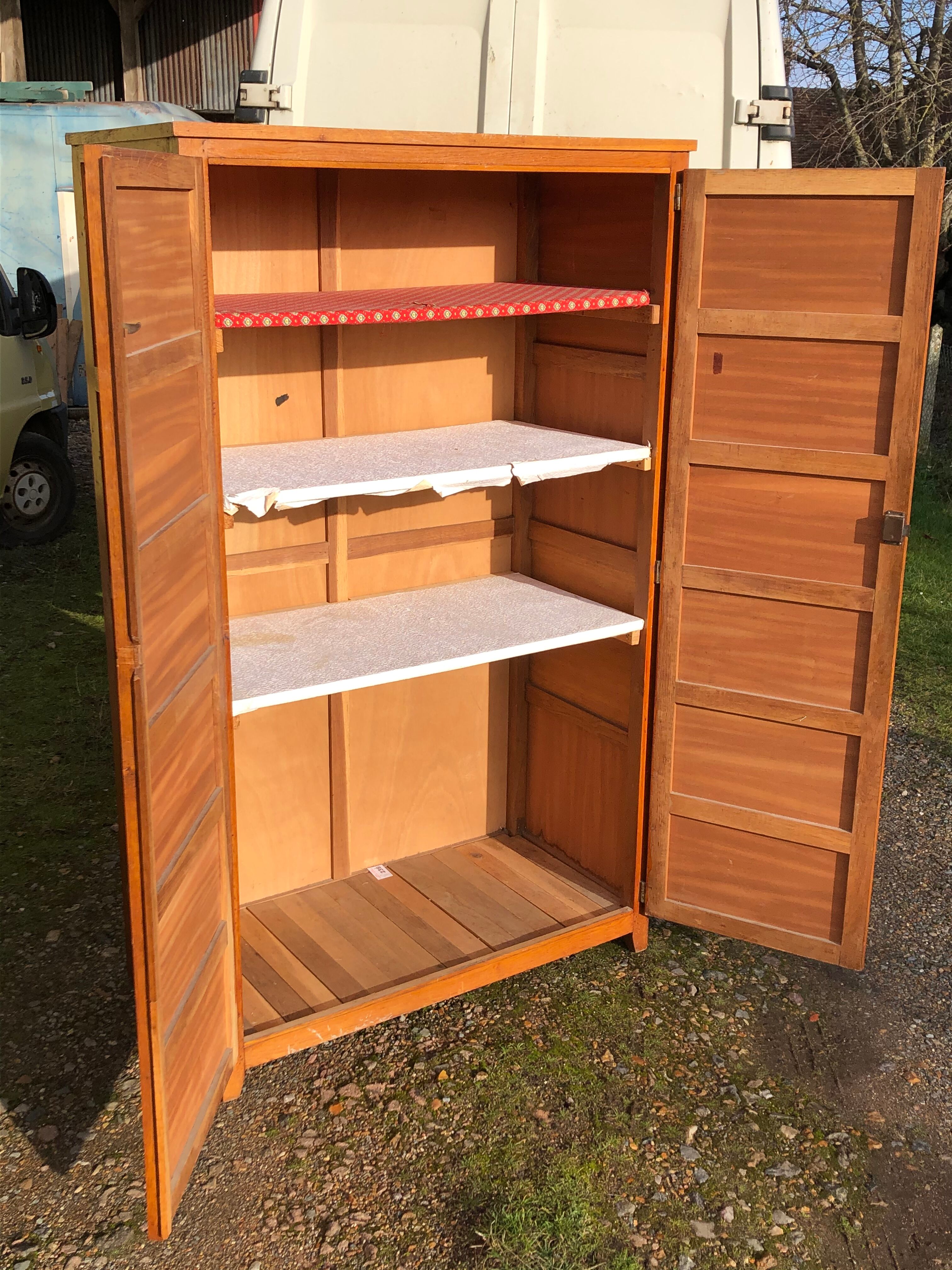 Parisian wardrobe two doors by René Gabriel