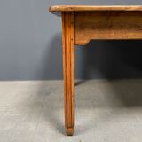 Large oak farmhouse table from France, early 1900s