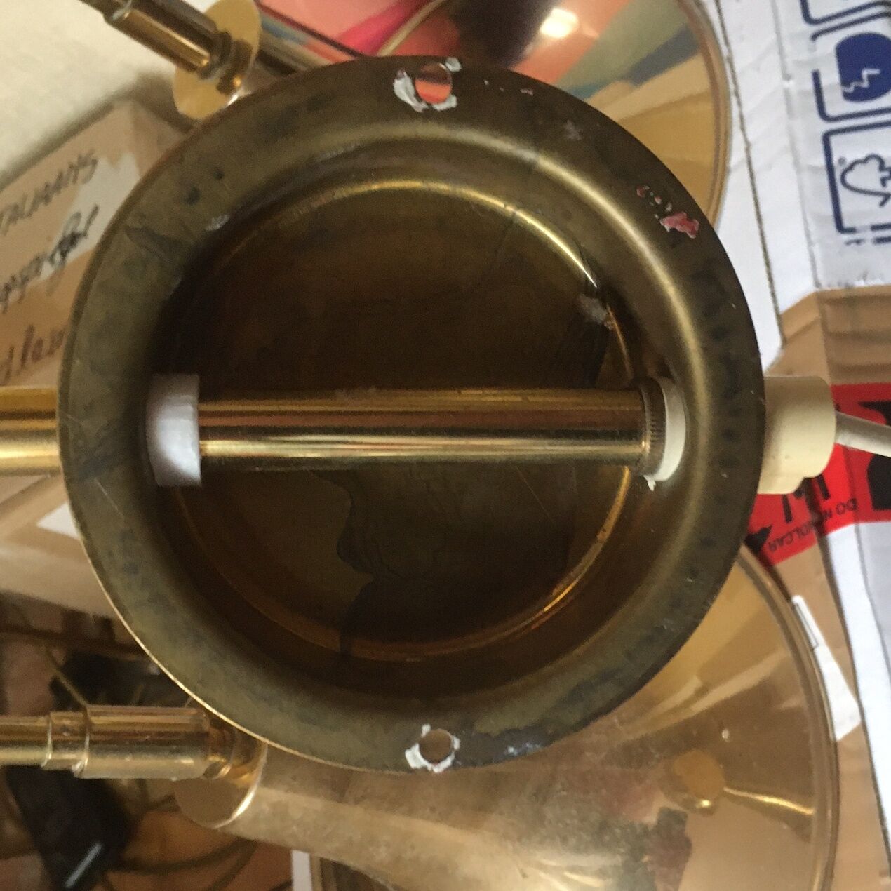 Pair of wall lamps, Börje Claes, 70s Sweden