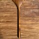 Salad server or large oval split teak spoon. L18 D8.5