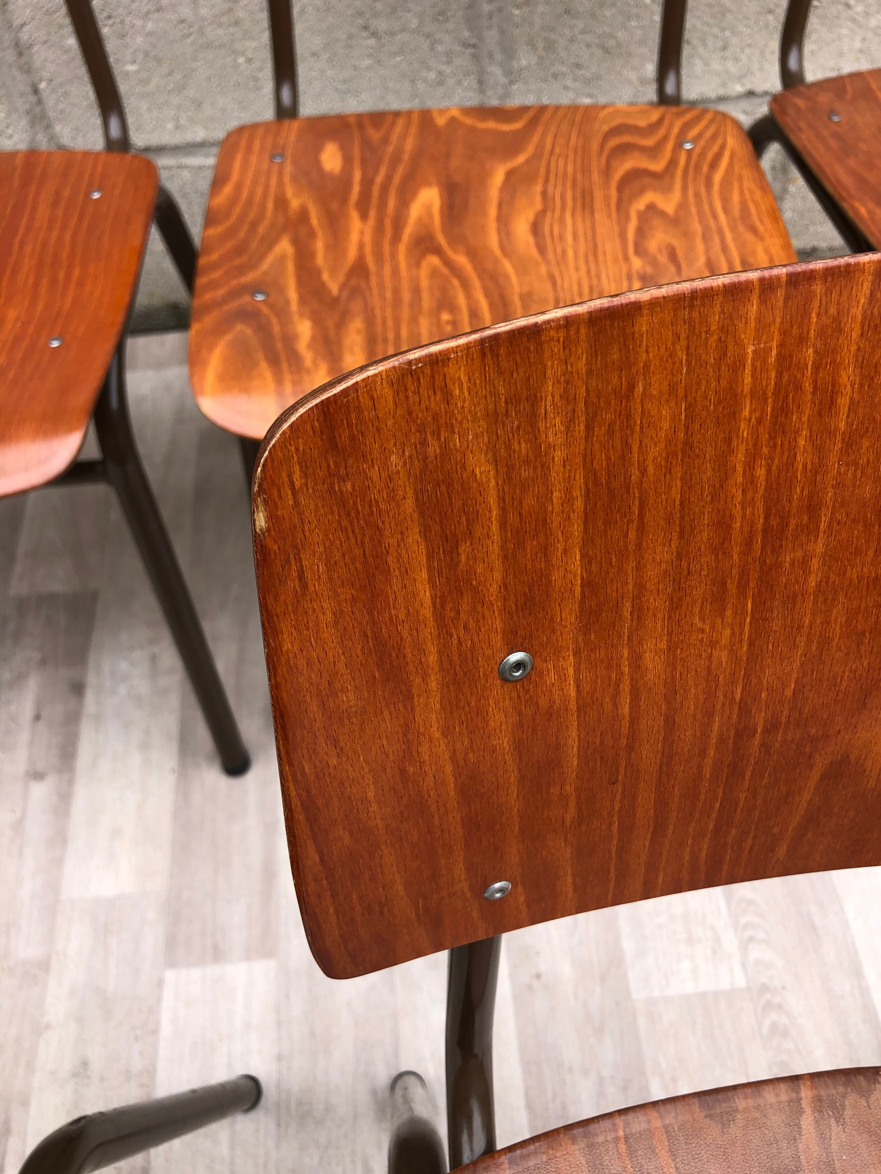 Lot of 6 vintage Marko 60s chairs