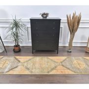 1970s Turkish Oushak Wool Runner Rug 78x319