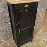 Vintage parisian black patinated buffet