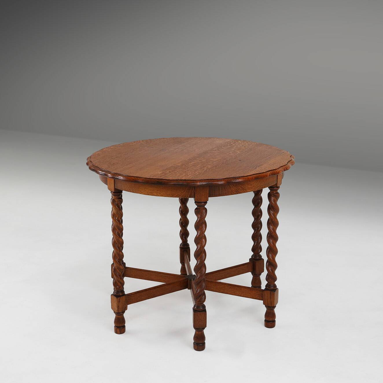 Antique oak side table 1890