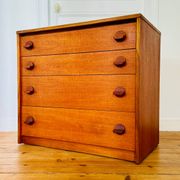 Vintage teak chest of drawers Stag Furniture edition