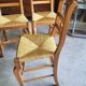 SET OF 6 DINING ROOM OR KITCHEN CHAIRS IN RESTAURANT STYLE IN WALNUT