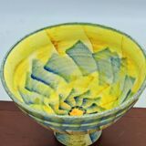 Large bowl on pedestal in pure Provencal style