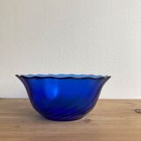 Arcoroc cup in blue glass