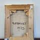 1973 Mid-Century Modern Swedish "In the Shadows" Nude Oil Painting, Framed
