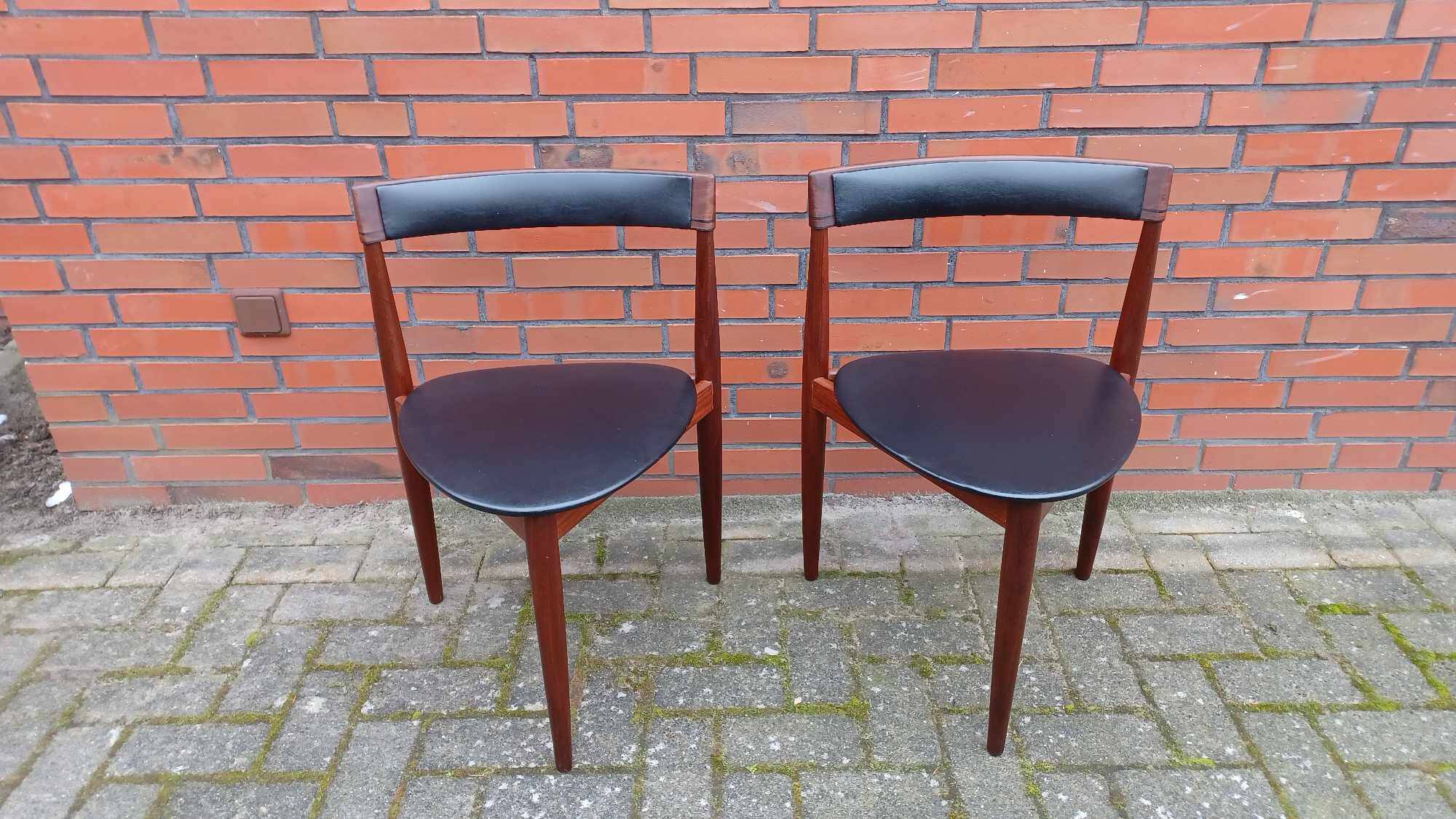 2 x Hans Olsen chairs for Frem Røjle, Denmark, Set de Lux, 1960s