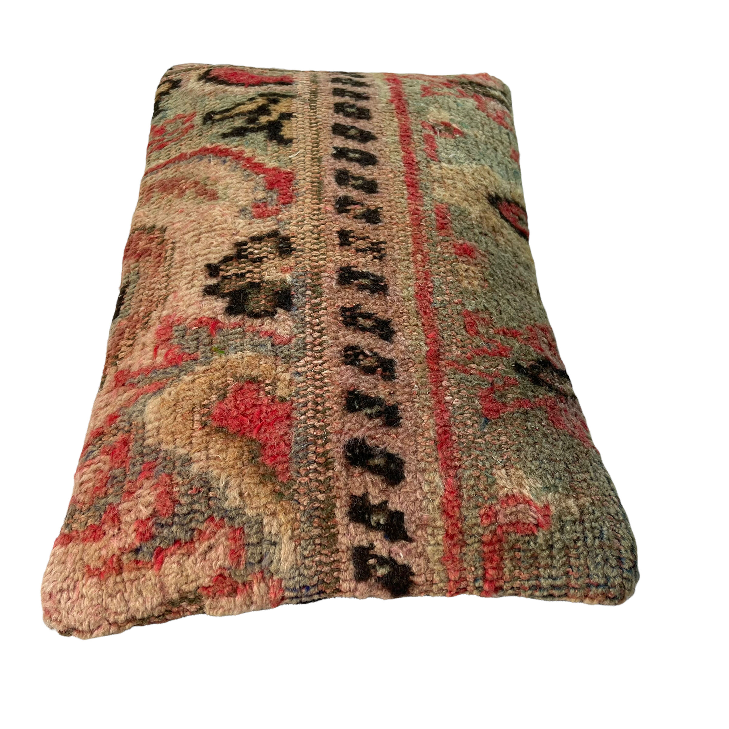 Housse de coussin de tapis turc vintage 30 x 50 cm