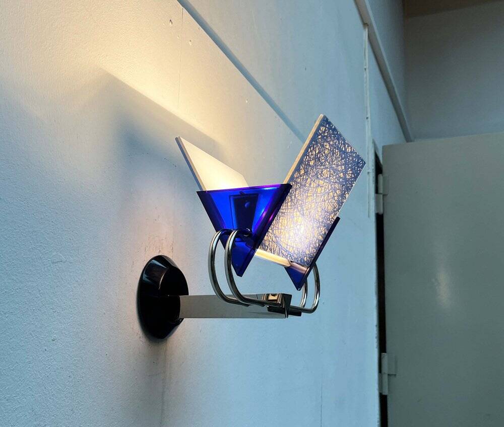 Postmodern Italian model applied Murana by Perry A. King and S. Miranda for Arteluce, 1980s.