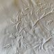 Drap de trousseau monogramme RC vers 1900.