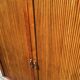 Low cupboard / curtain 1950 vintage blond oak buffet