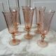 Set of 6 Rosaline champagne flutes