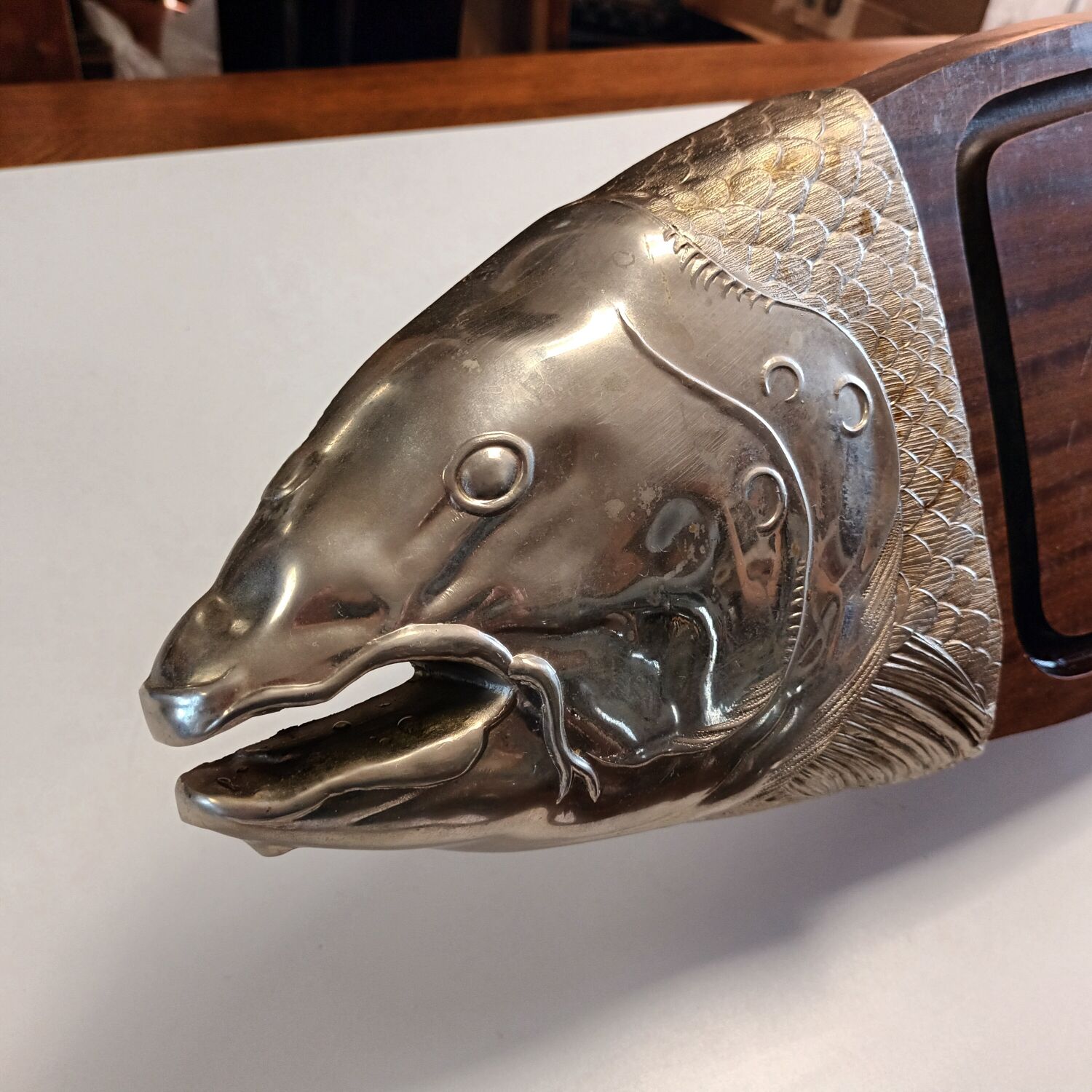 Vintage ICPMO fish tray