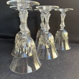 6 Saint Louis water glasses cut Lozère service stamped