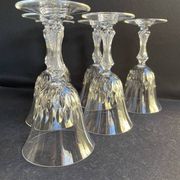 6 Saint Louis water glasses cut Lozère service stamped