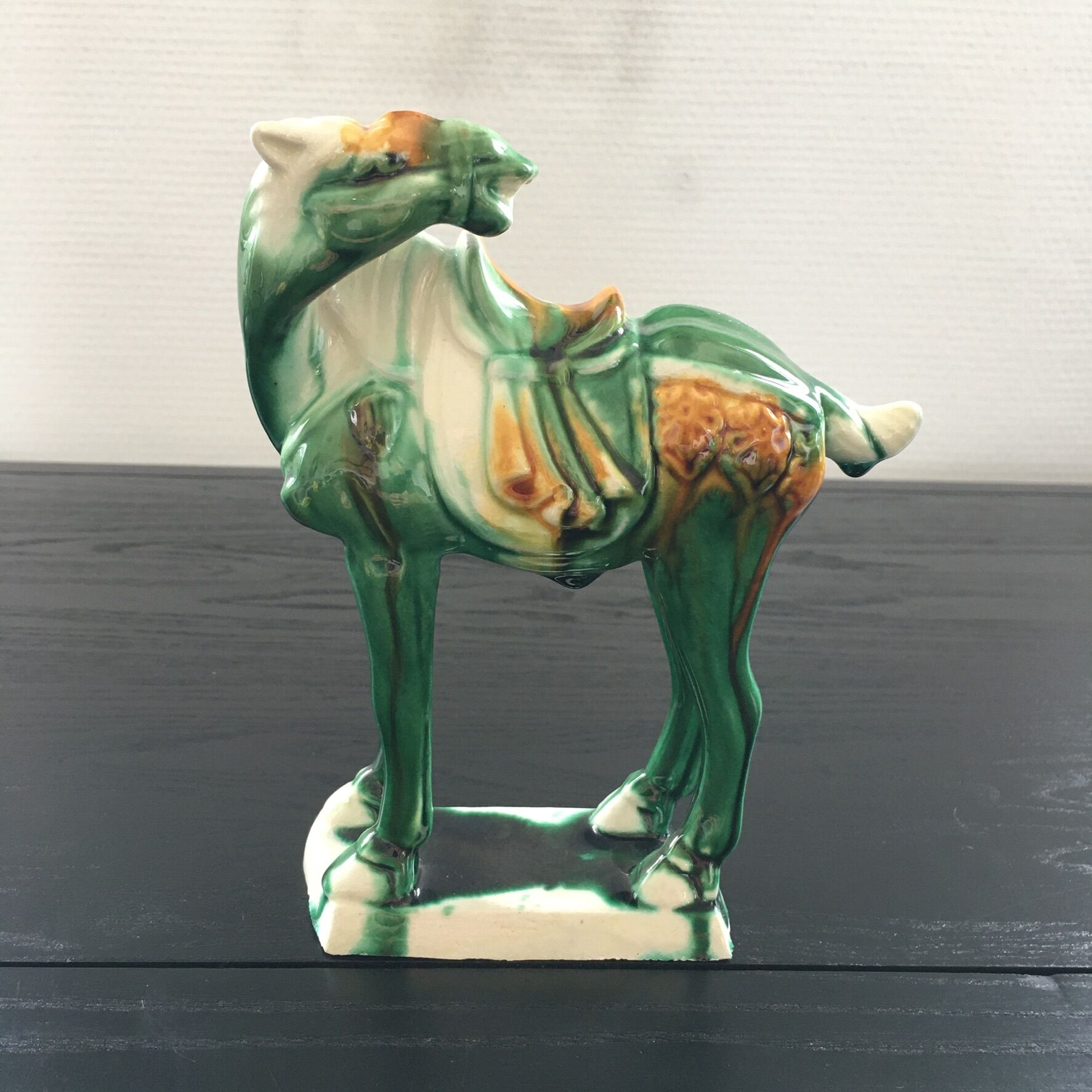 Pair of ceramic horses