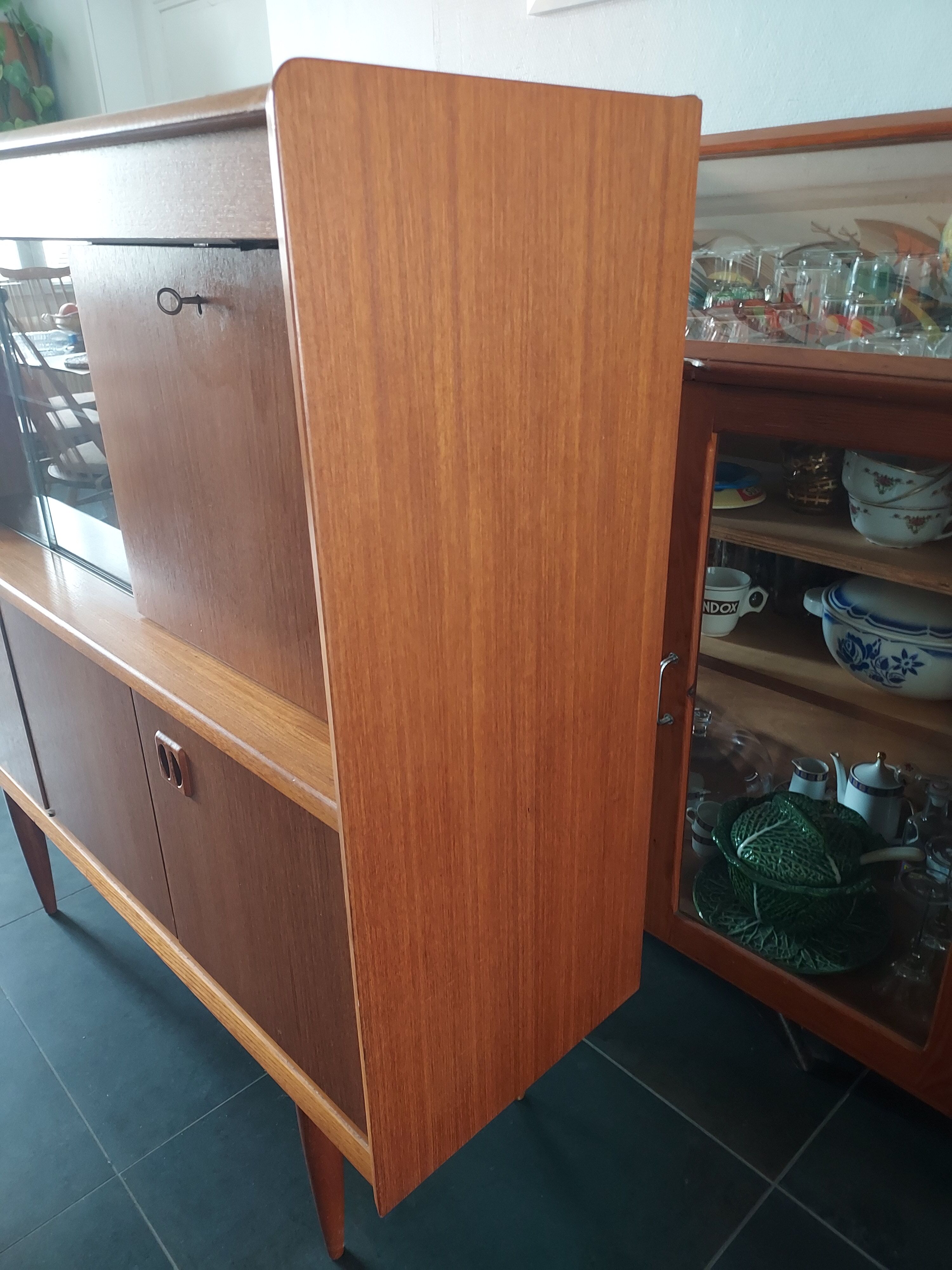 Scandinavian teak bar buffet