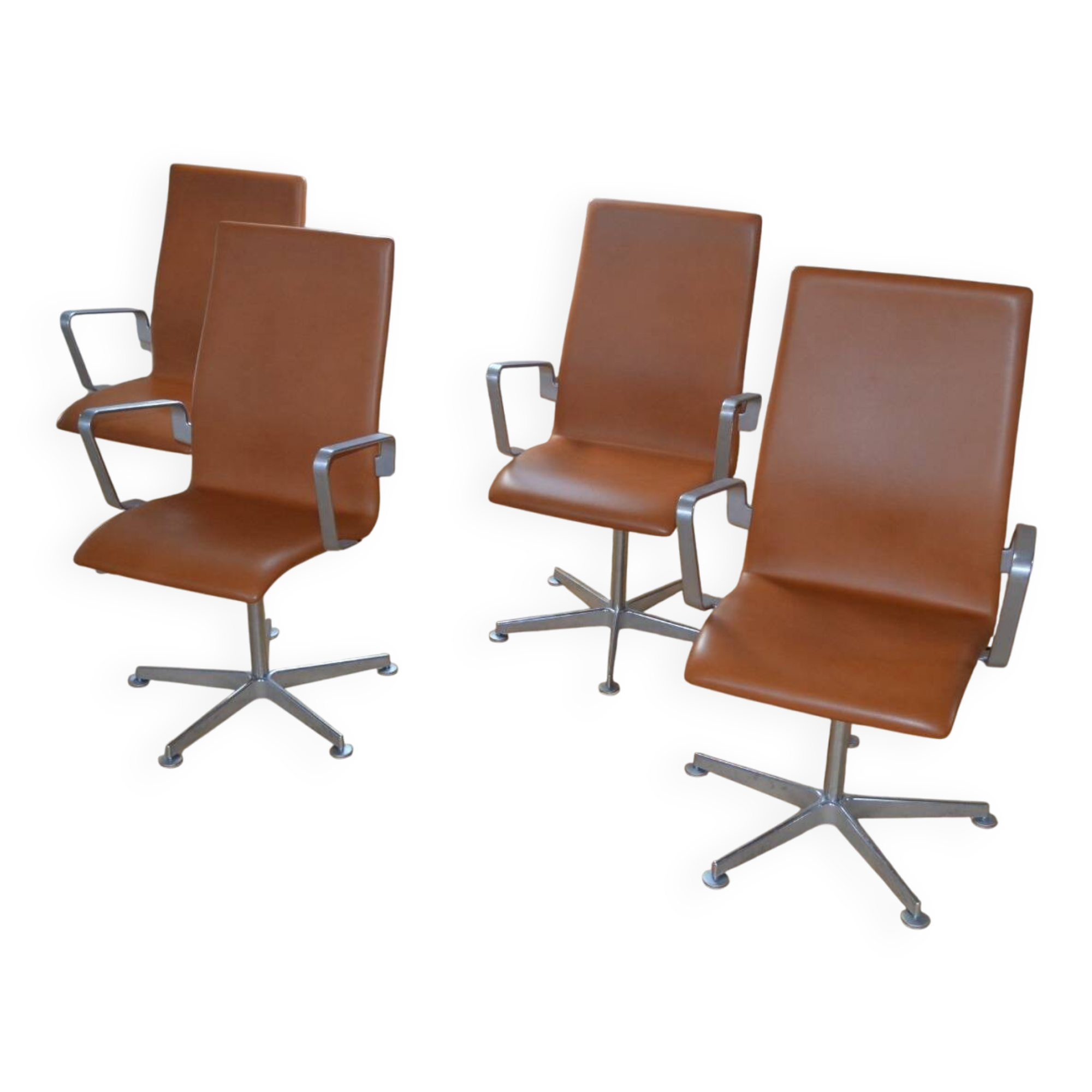 Set of 4 OXFORD chairs by the brand Fritz Hansen