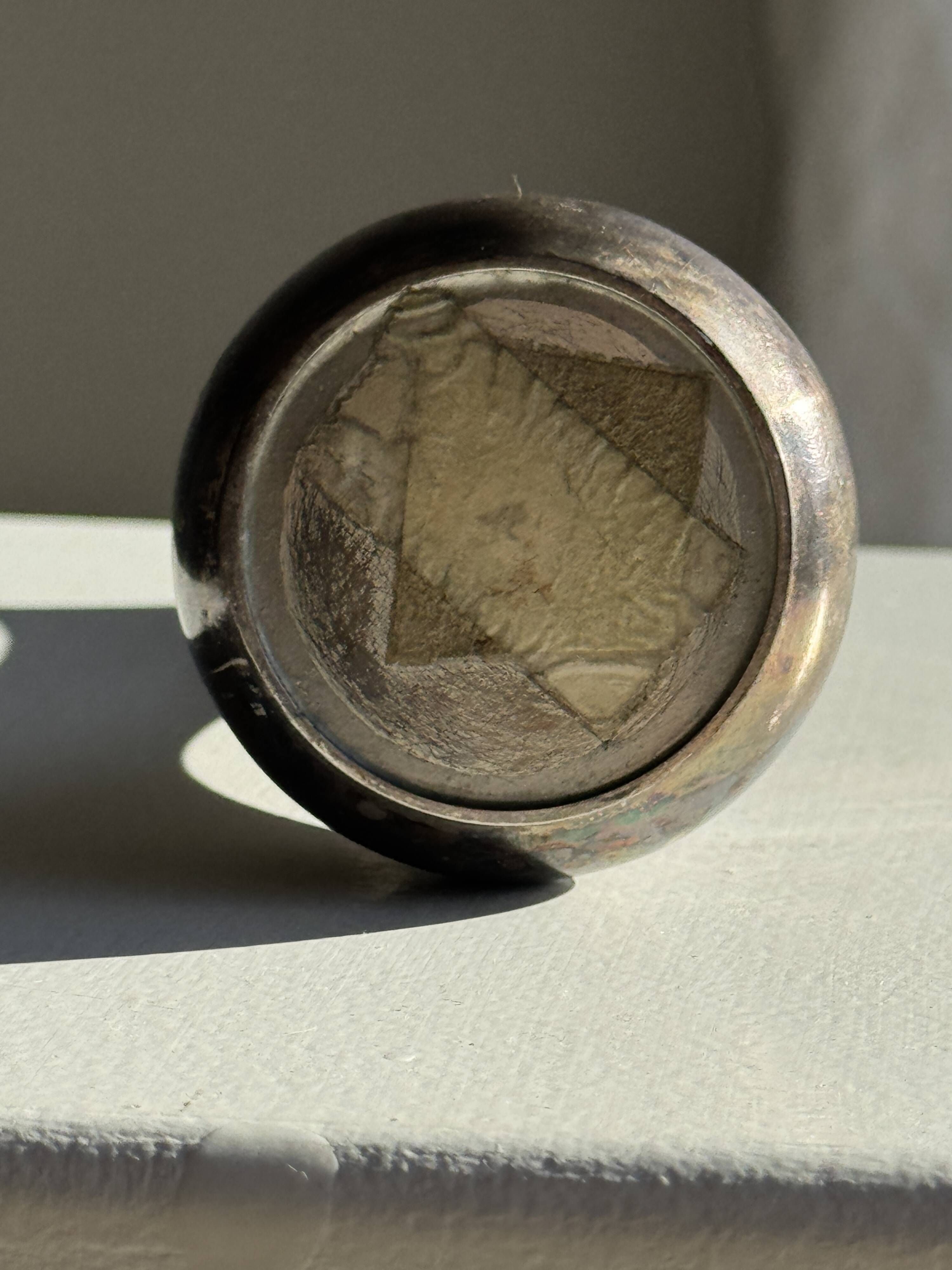 Vintage silver-plated soliflore vase with a dark patina in the shape of a ewer.