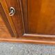 Solid wood shoe cabinet Louis Philippe Directoire 80s