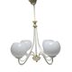 Art Nouveau chandelier, Poland, 1970s