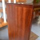 vintage mahogany low display cabinet