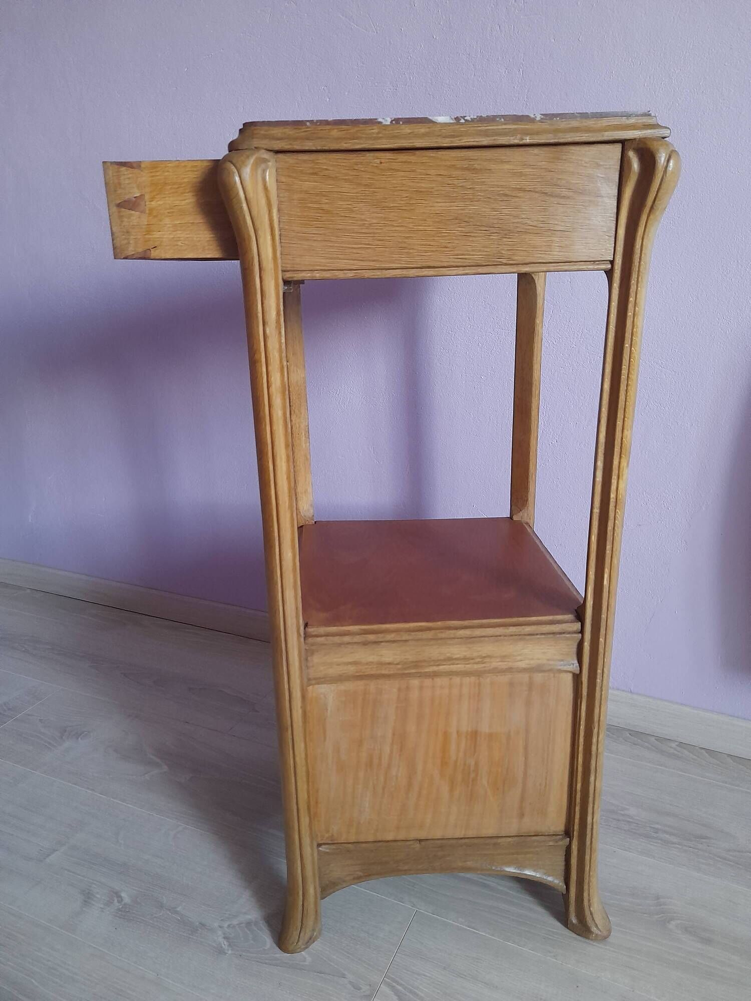 Art Nouveau bedside table