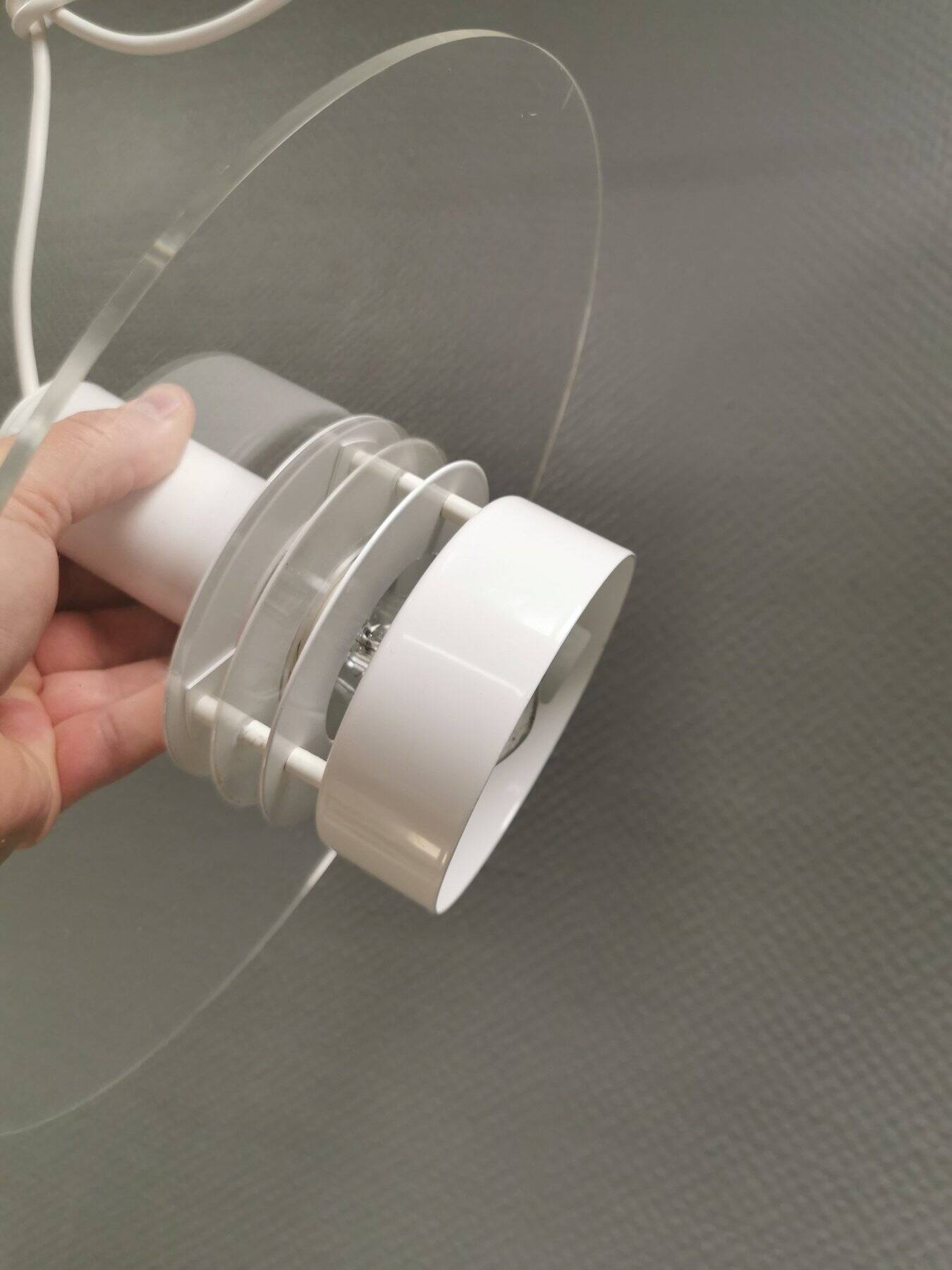 Classic Space Age pendant lamp from the 1980s, Denmark.