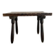 Wooden side table or bed end, Spain 1970